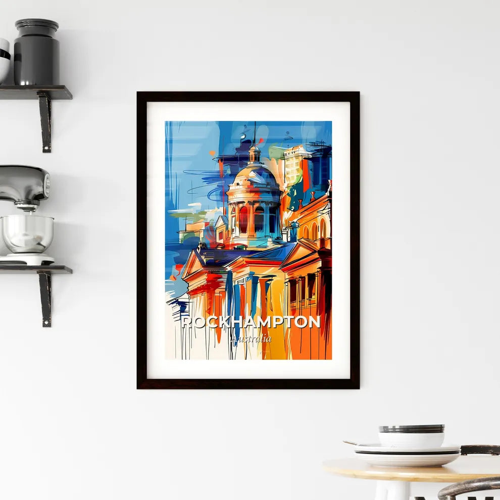 Vibrant Rockhampton, Australia Framed Print