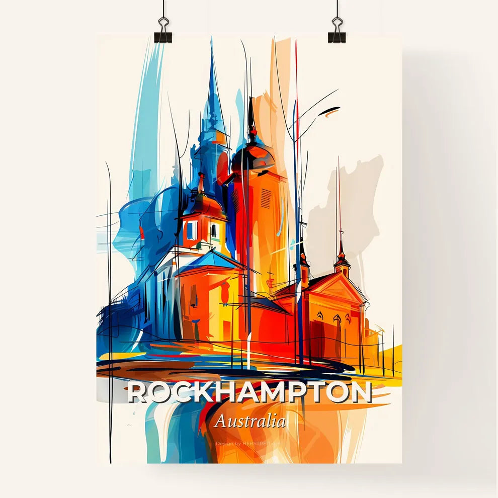 Vibrant Rockhampton, Australia Poster