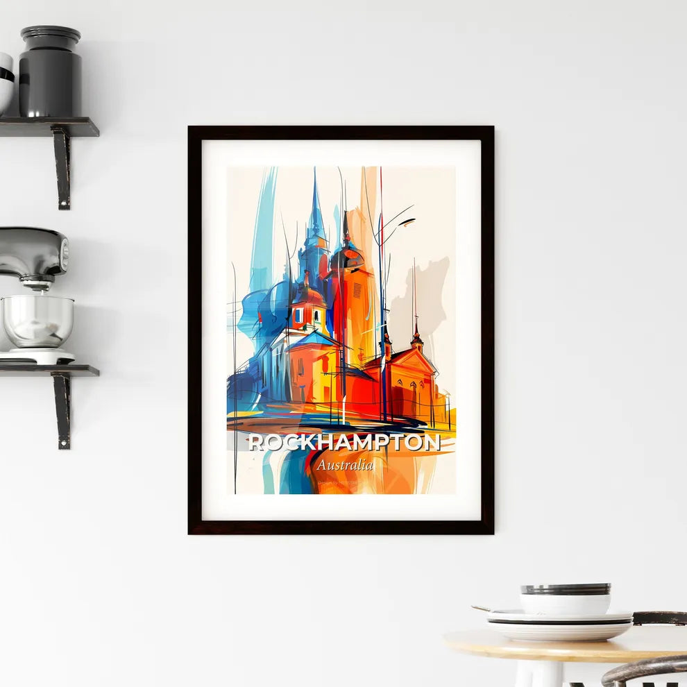 Vibrant Rockhampton, Australia Framed Print