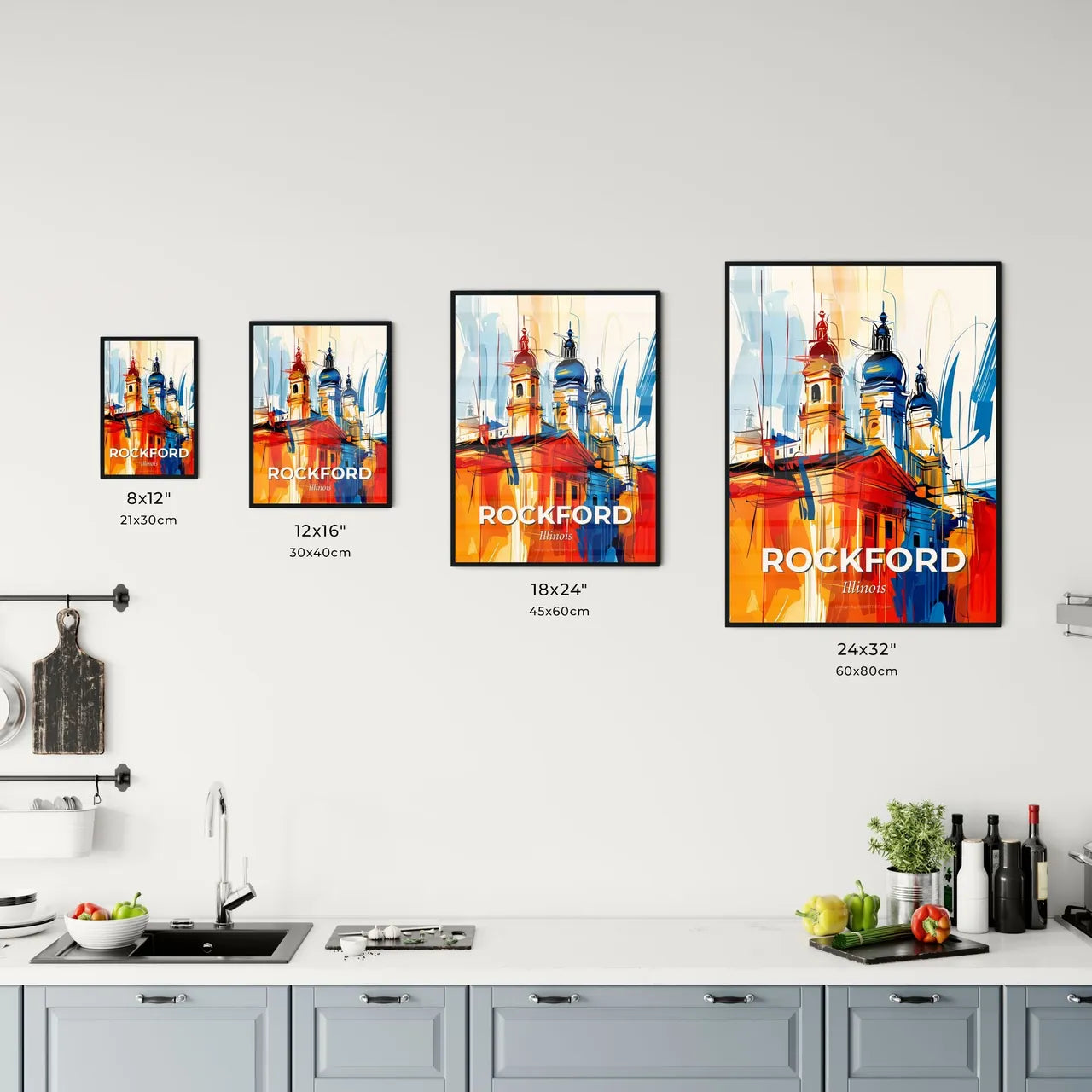 Vibrant Rockford, Illinois Kitchen Art