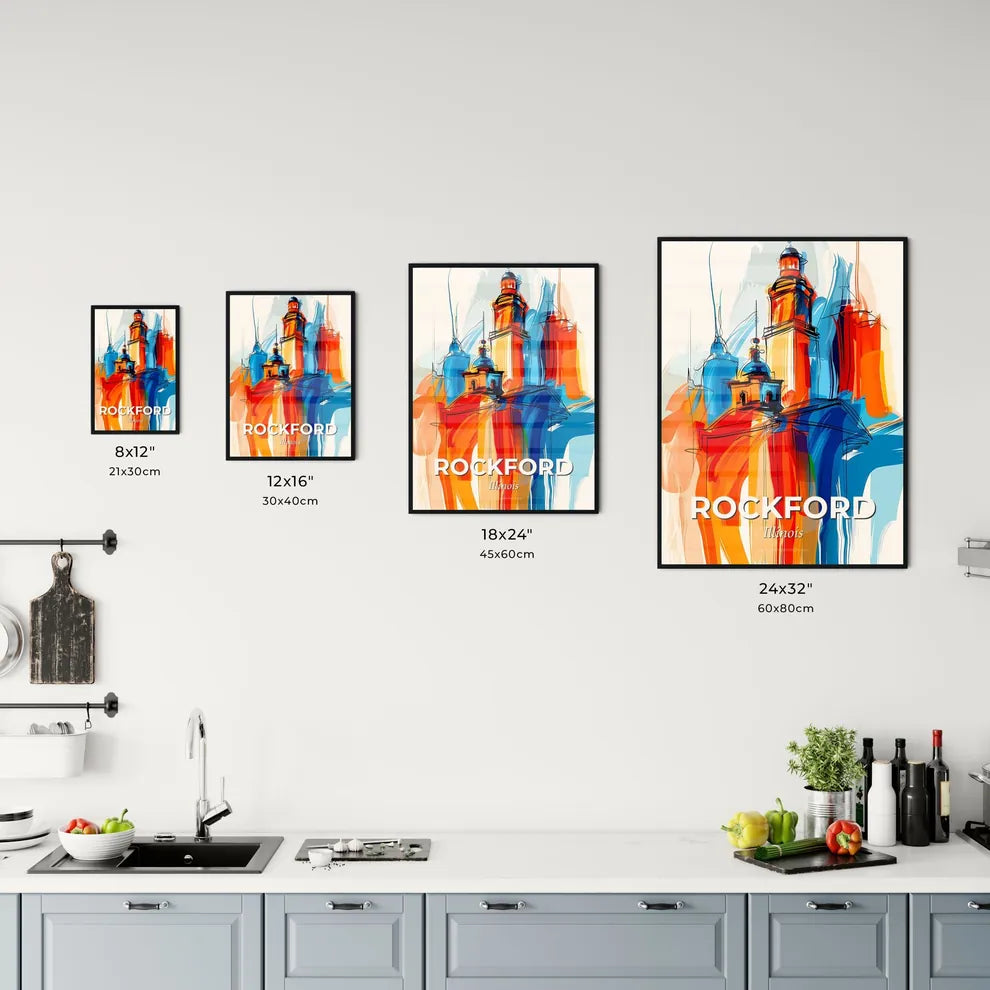 Vibrant Rockford, Illinois Kitchen Art