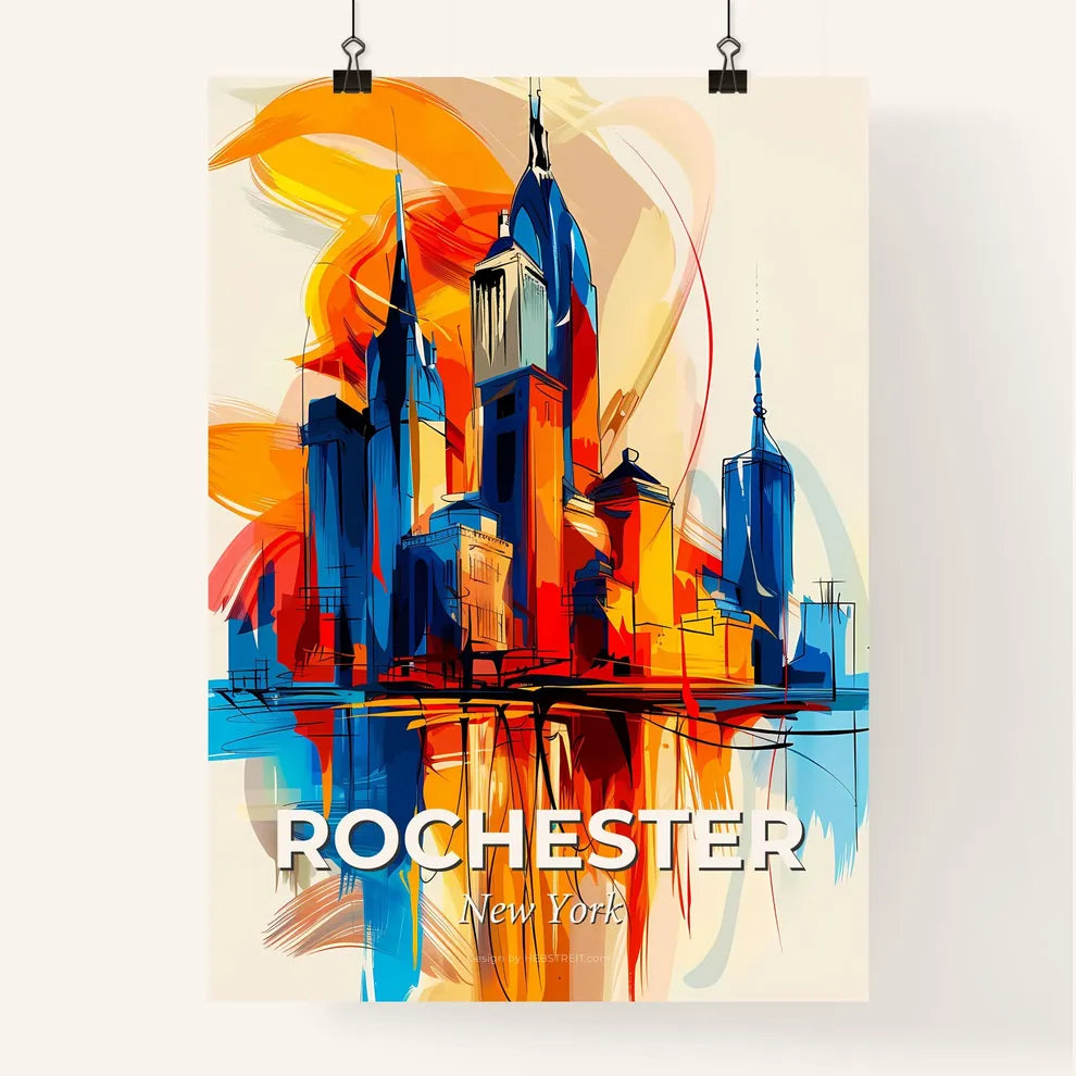 Vibrant Rochester, New York Poster