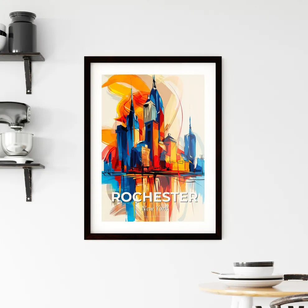 Vibrant Rochester, New York Framed Print