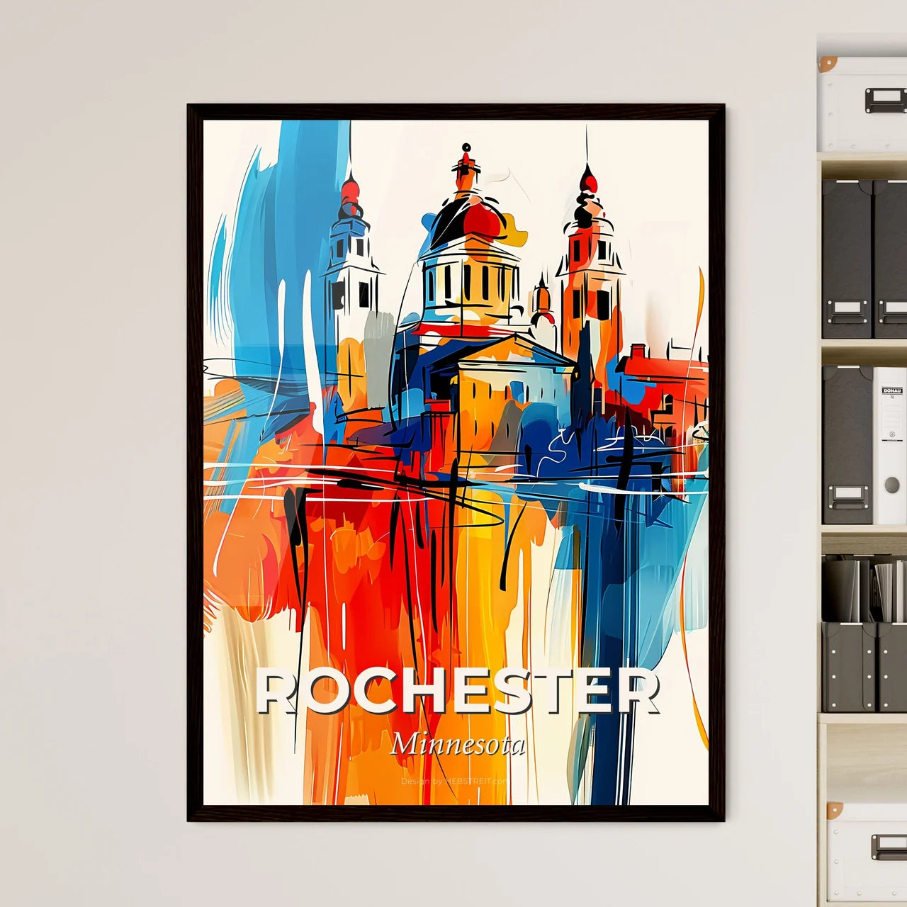 Vibrant Rochester, Minnesota Art Print