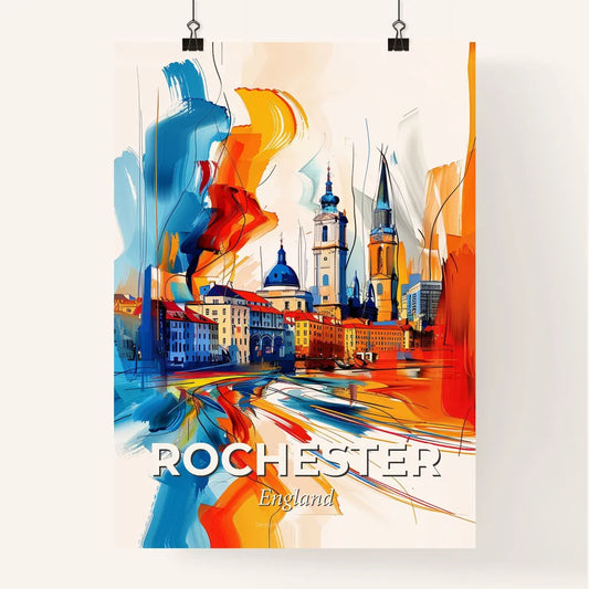 Vibrant Rochester, England Poster