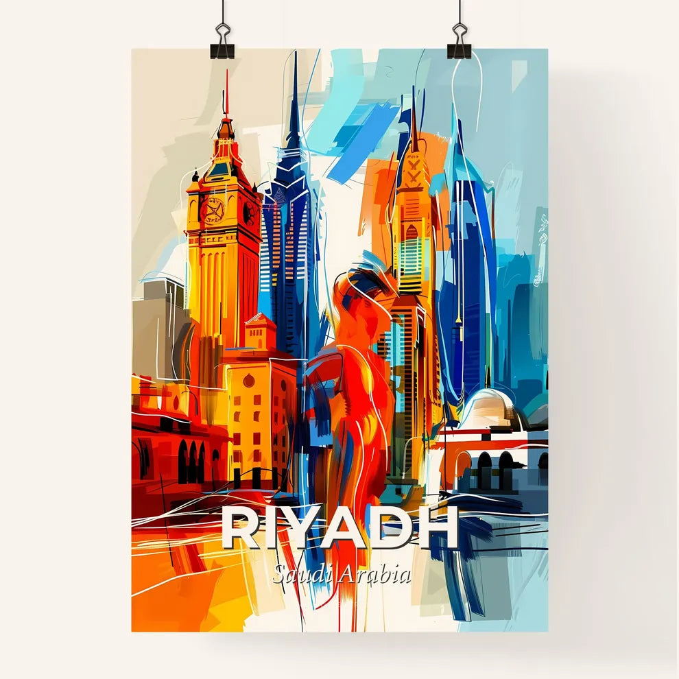 Vibrant Riyadh, Saudi Arabia Poster