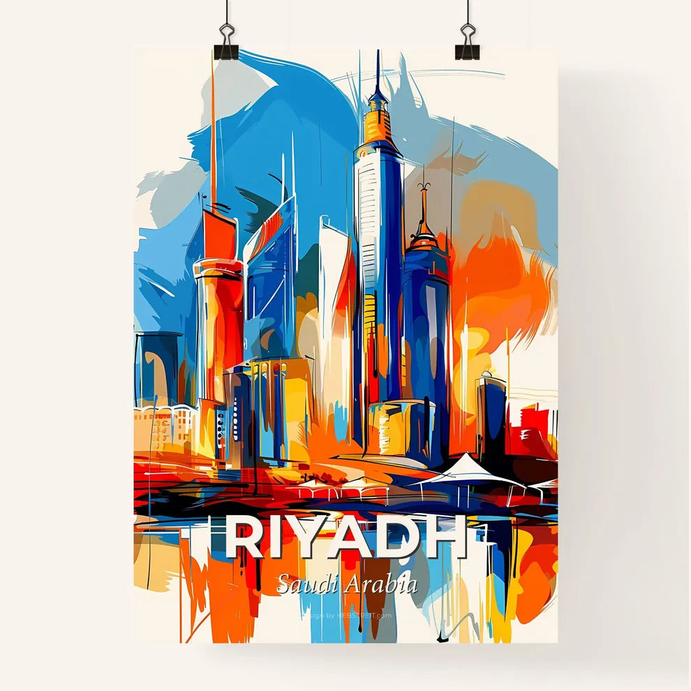 Vibrant Riyadh, Saudi Arabia Poster