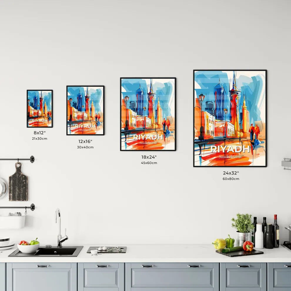 Vibrant Riyadh, Saudi Arabia Kitchen Art
