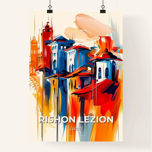 Vibrant Rishon Lezion, Israel Poster