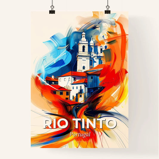 Vibrant Rio Tinto, Portugal Poster