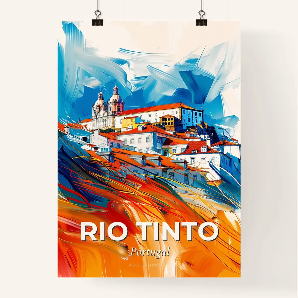 Vibrant Rio Tinto, Portugal Poster