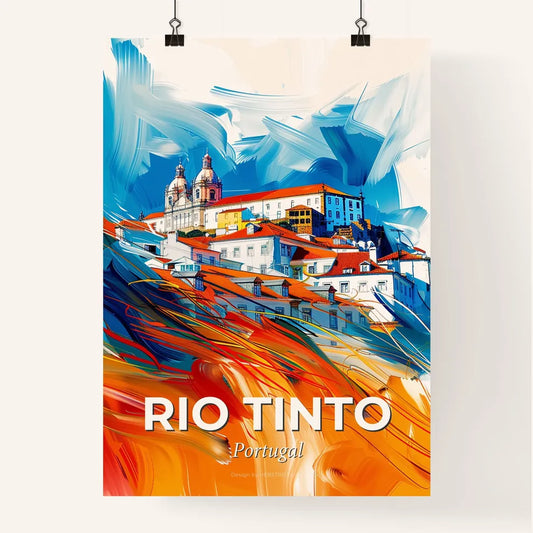 Vibrant Rio Tinto, Portugal Poster