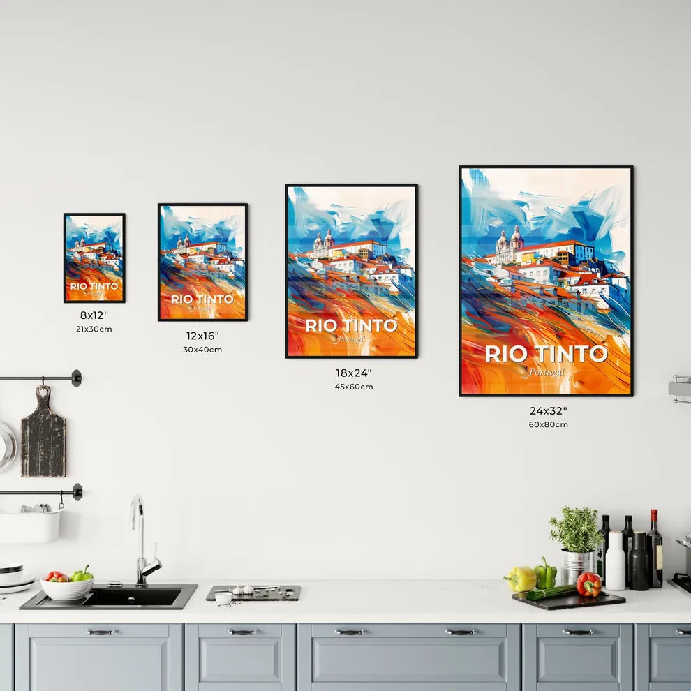 Vibrant Rio Tinto, Portugal Kitchen Art