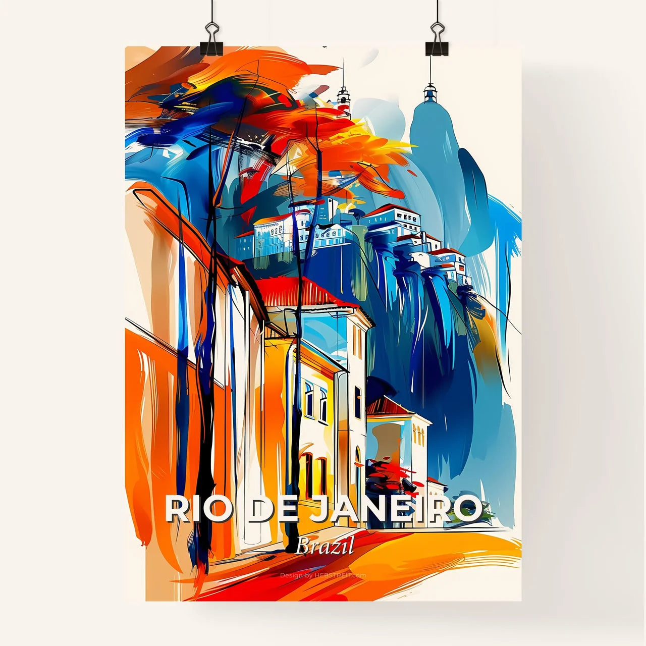 Vibrant Rio De Janeiro, Brazil Poster