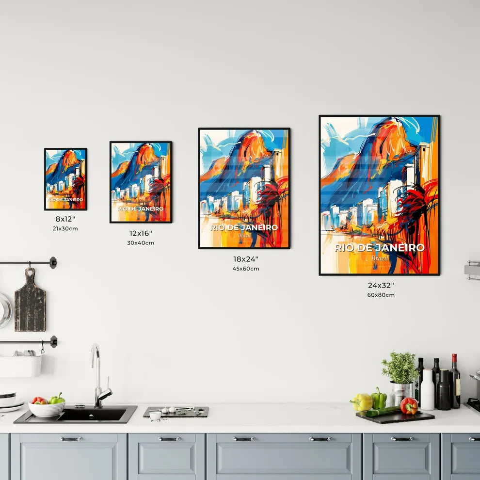 Vibrant Rio De Janeiro, Brazil Kitchen Art