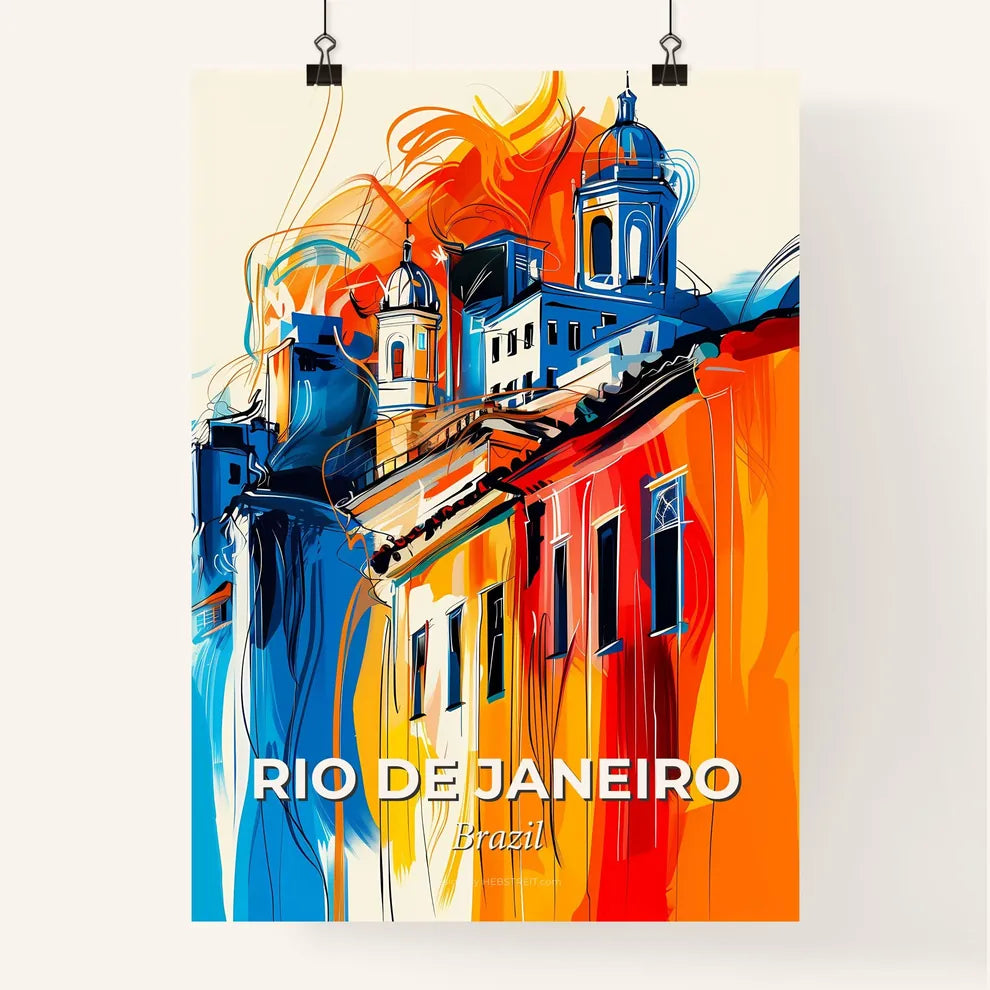 Vibrant Rio De Janeiro, Brazil Poster