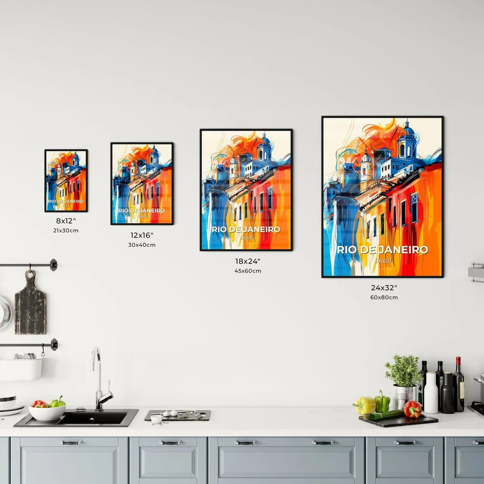 Vibrant Rio De Janeiro, Brazil Kitchen Art