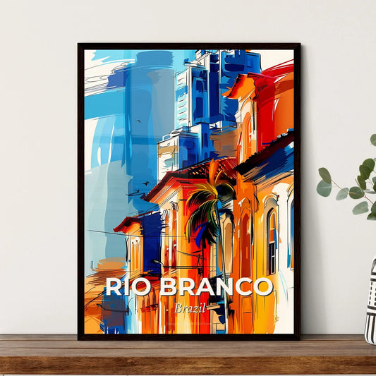Vibrant Rio Branco, Brazil Art Print