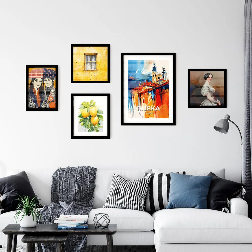 Vibrant Rijeka, Croatia Wall Art Collection