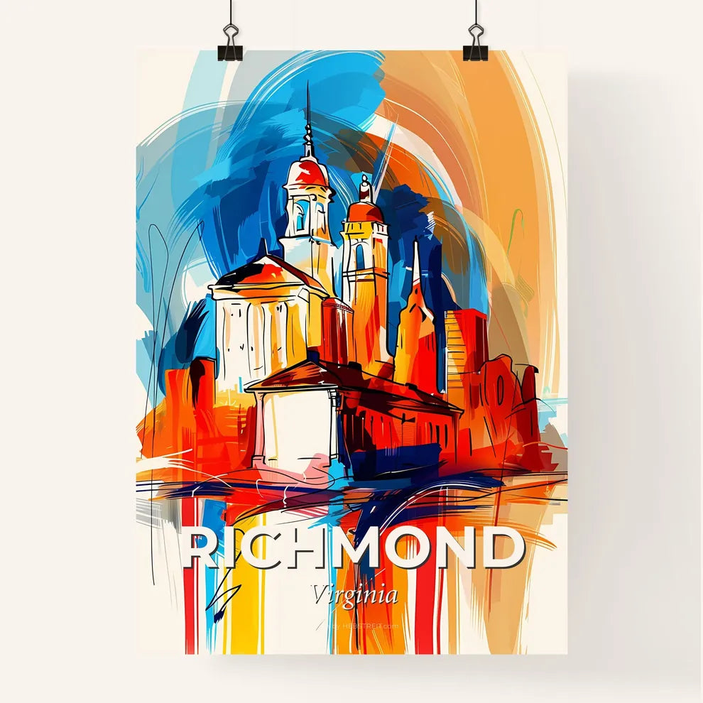 Vibrant Richmond, Virginia Poster