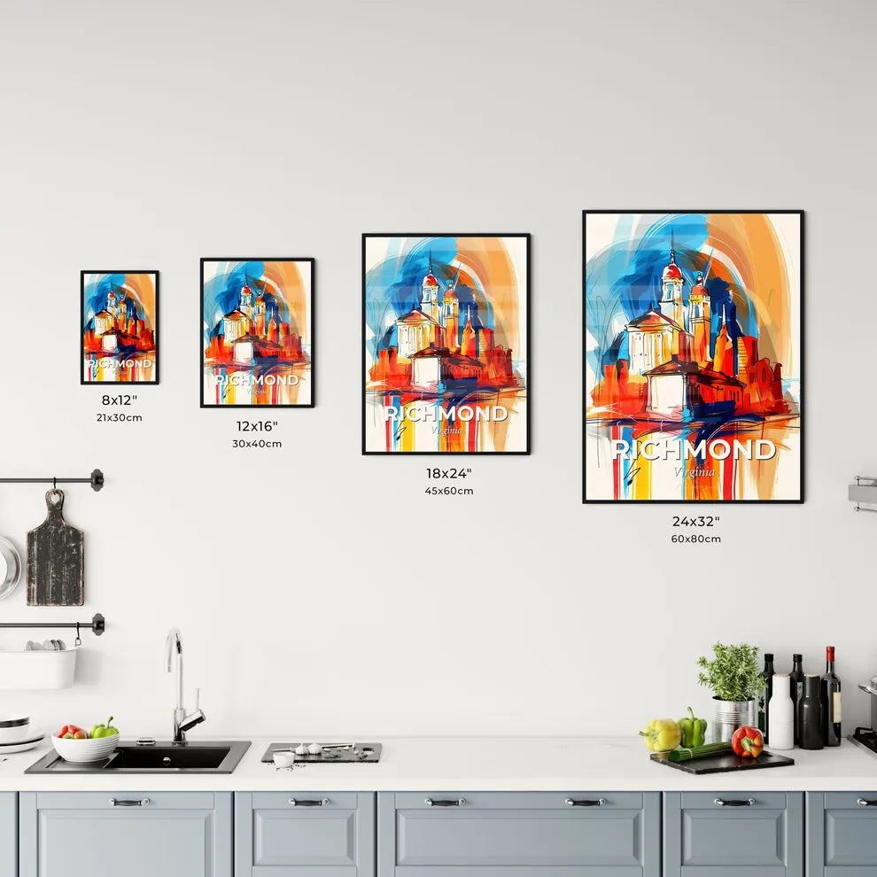 Vibrant Richmond, Virginia Kitchen Art