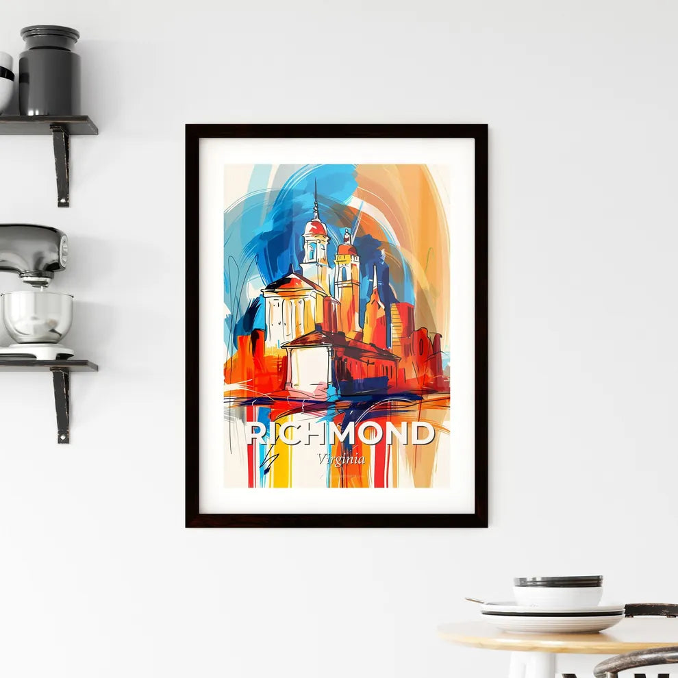 Vibrant Richmond, Virginia Framed Print