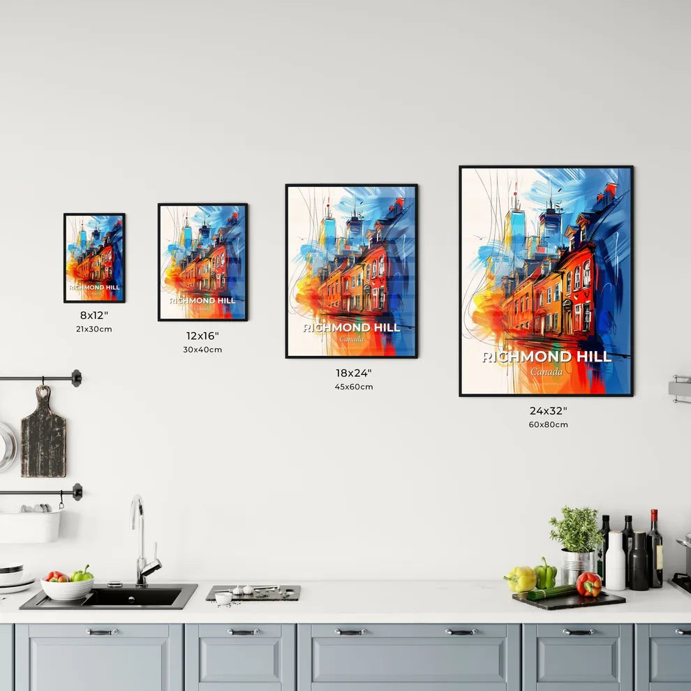 Vibrant Richmond Hill, Canada Kitchen Art