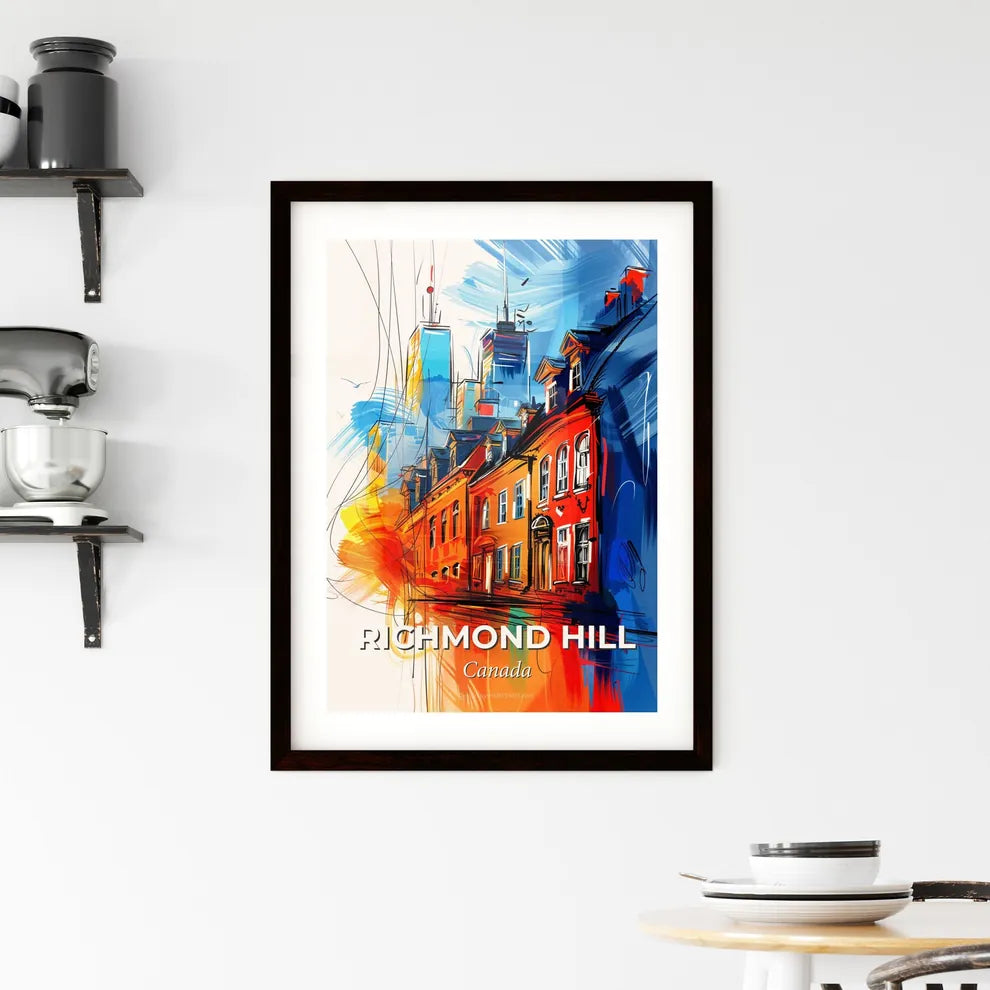 Vibrant Richmond Hill, Canada Framed Print