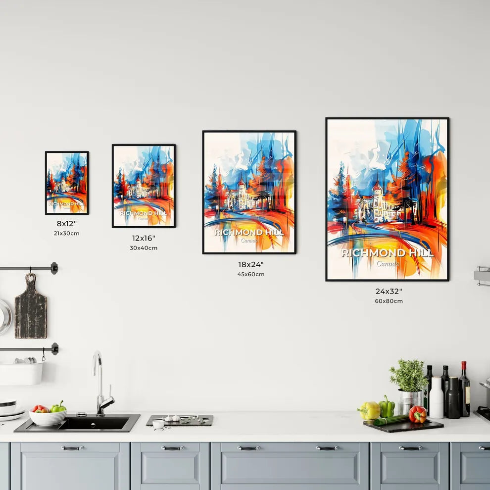 Vibrant Richmond Hill, Canada Kitchen Art