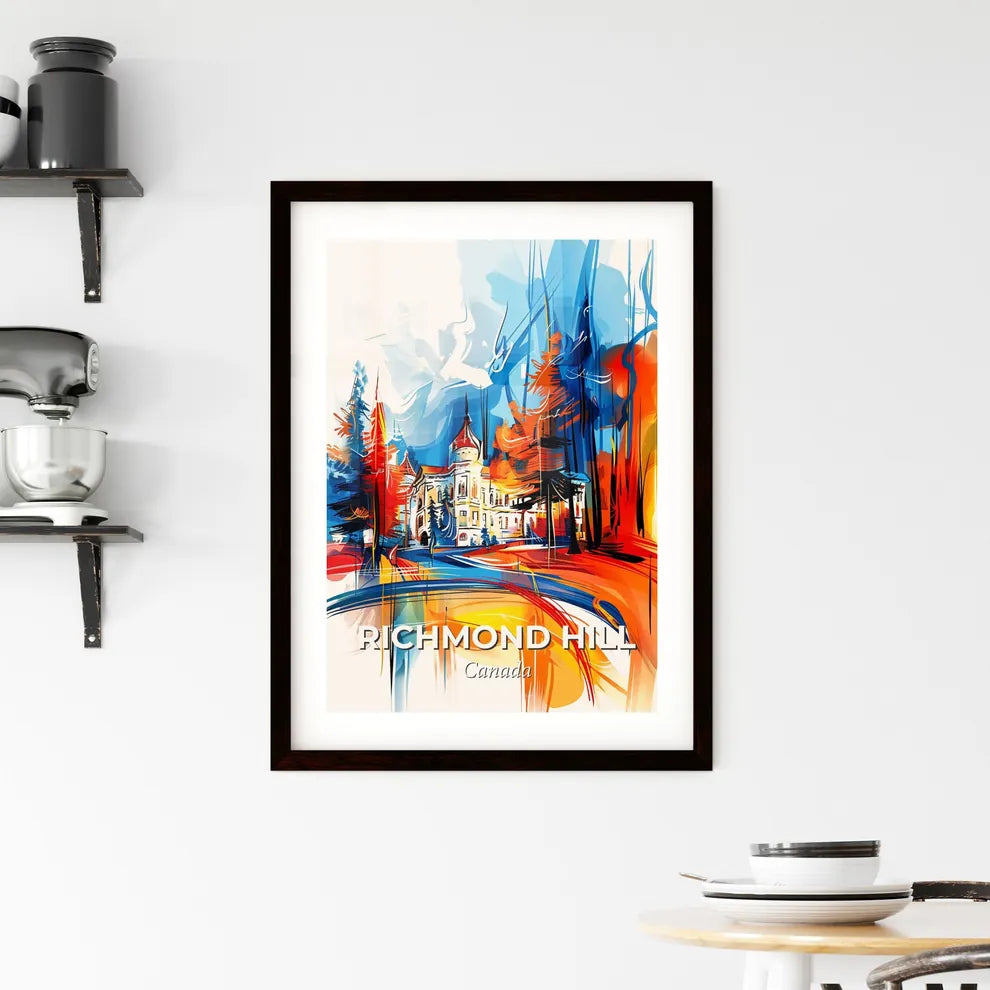 Vibrant Richmond Hill, Canada Framed Print