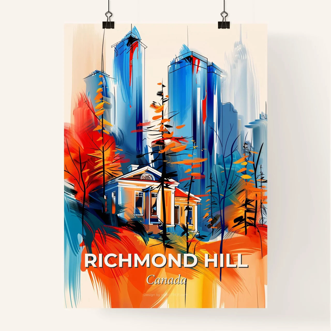 Vibrant Richmond Hill, Canada Poster