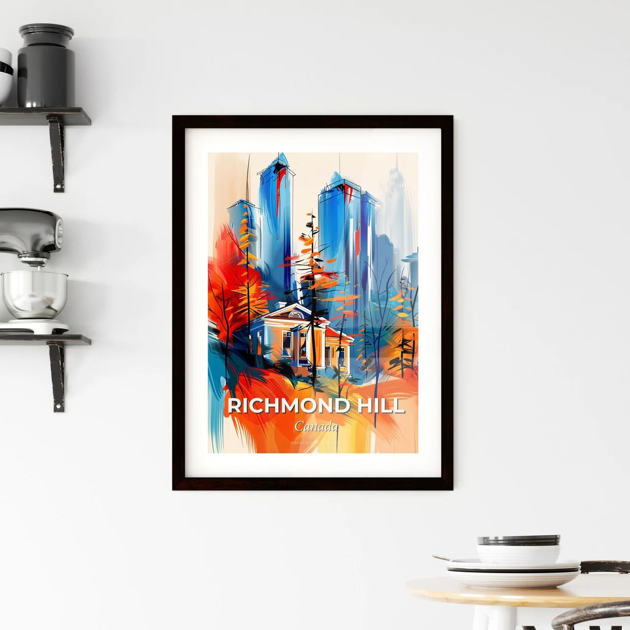 Vibrant Richmond Hill, Canada Framed Print