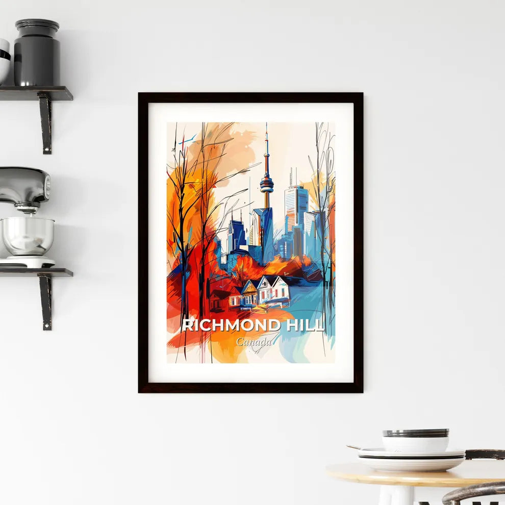 Vibrant Richmond Hill, Canada Framed Print