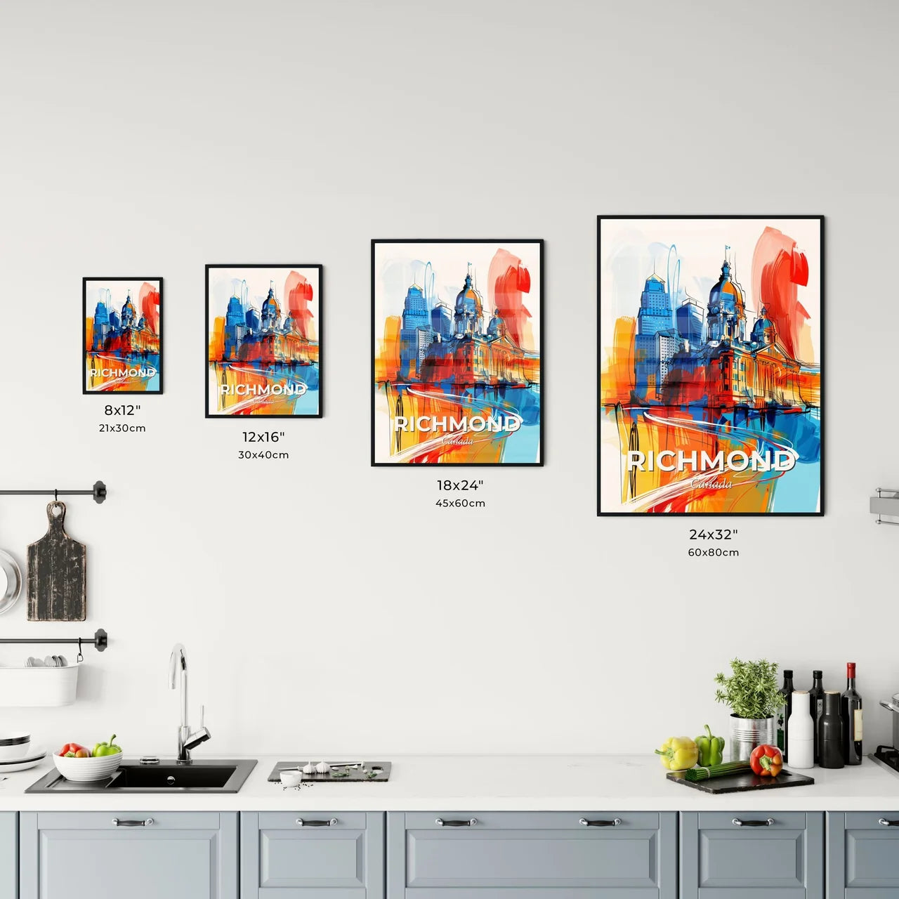 Vibrant Richmond, Canada Kitchen Art