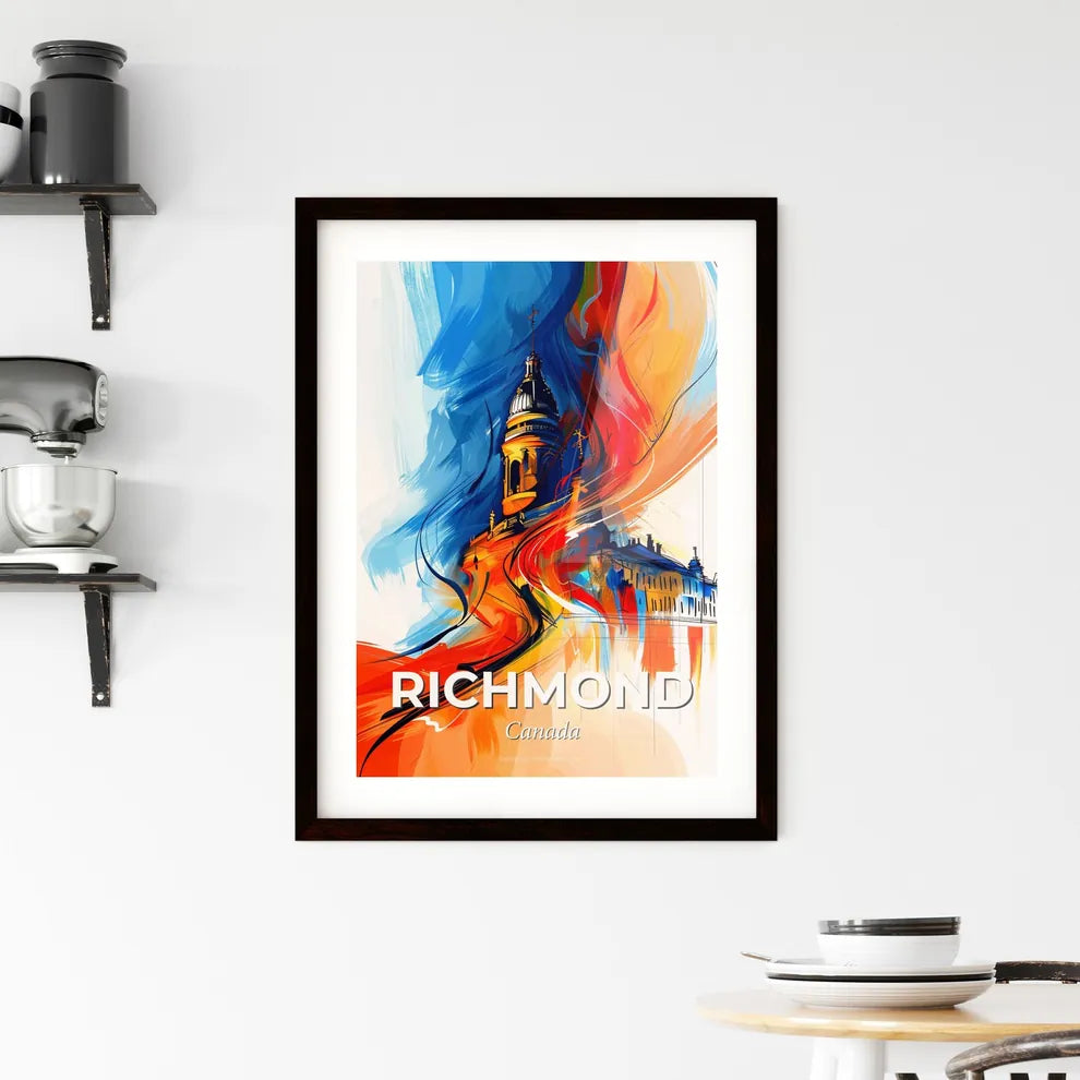 Vibrant Richmond, Canada Framed Print