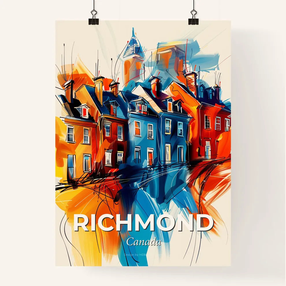 Vibrant Richmond, Canada Poster