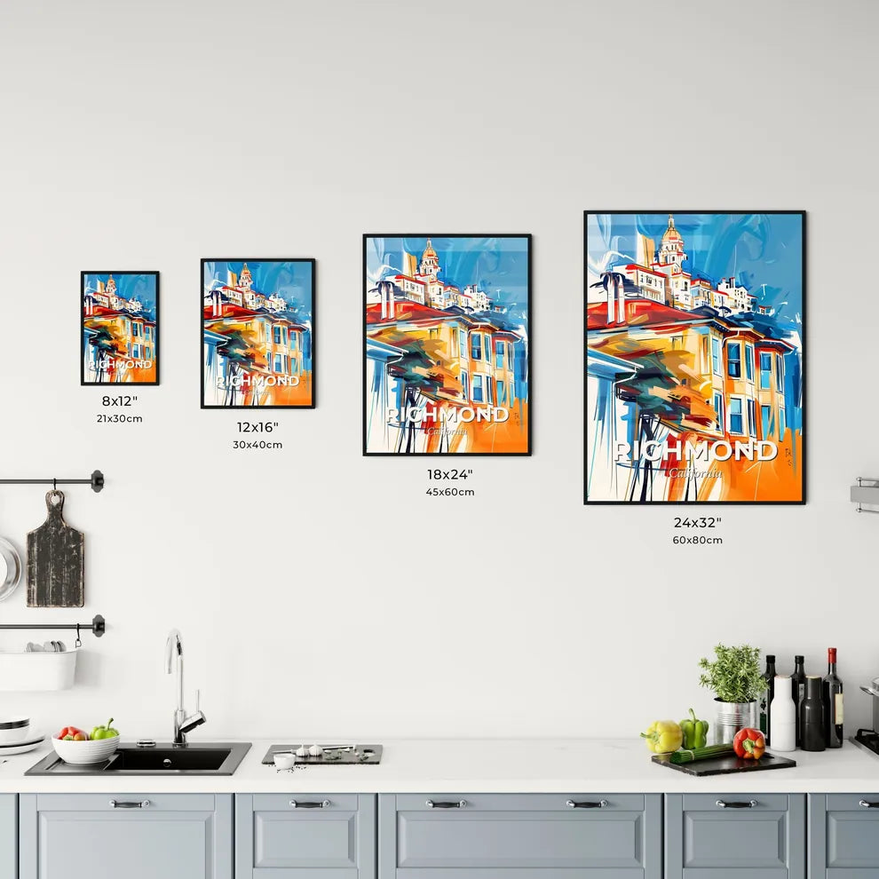 Vibrant Richmond, California Kitchen Art