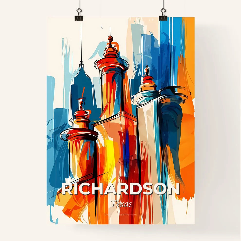 Vibrant Richardson, Texas Poster