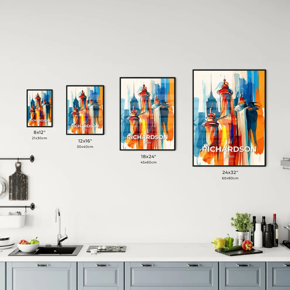 Vibrant Richardson, Texas Kitchen Art