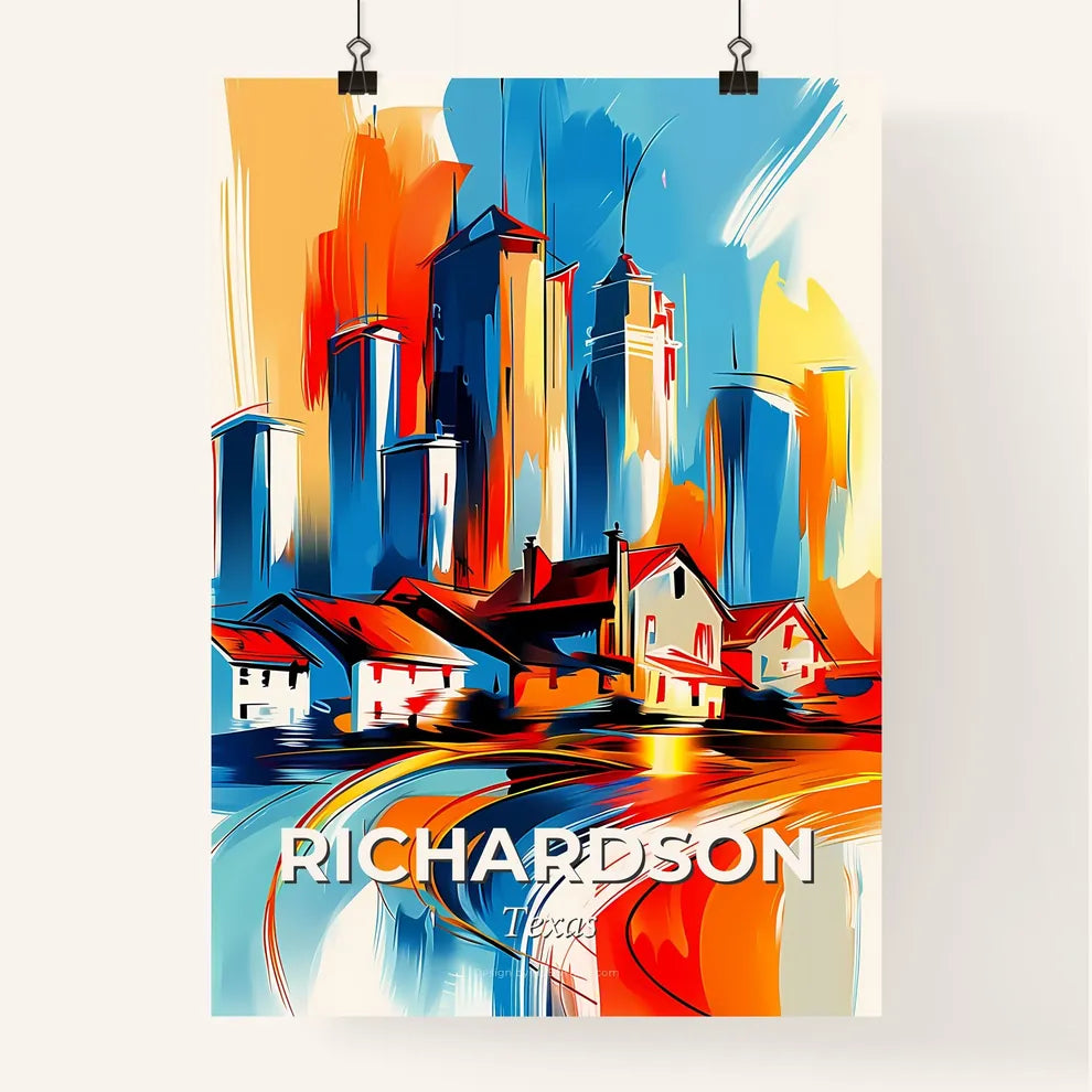 Vibrant Richardson, Texas Poster