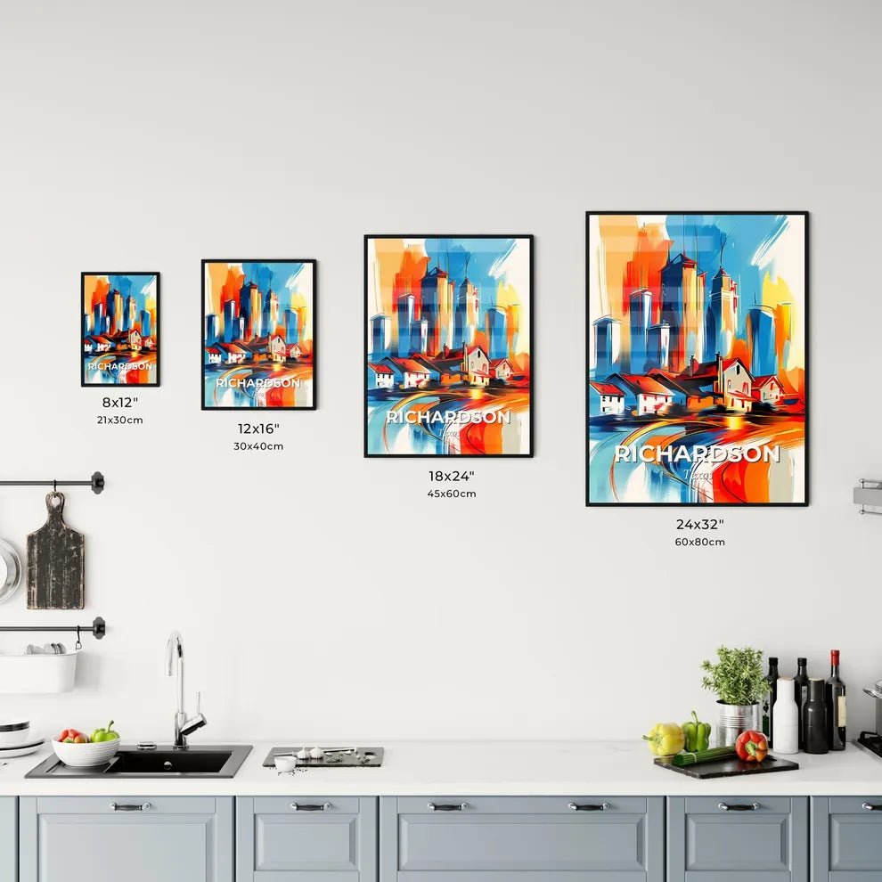 Vibrant Richardson, Texas Kitchen Art