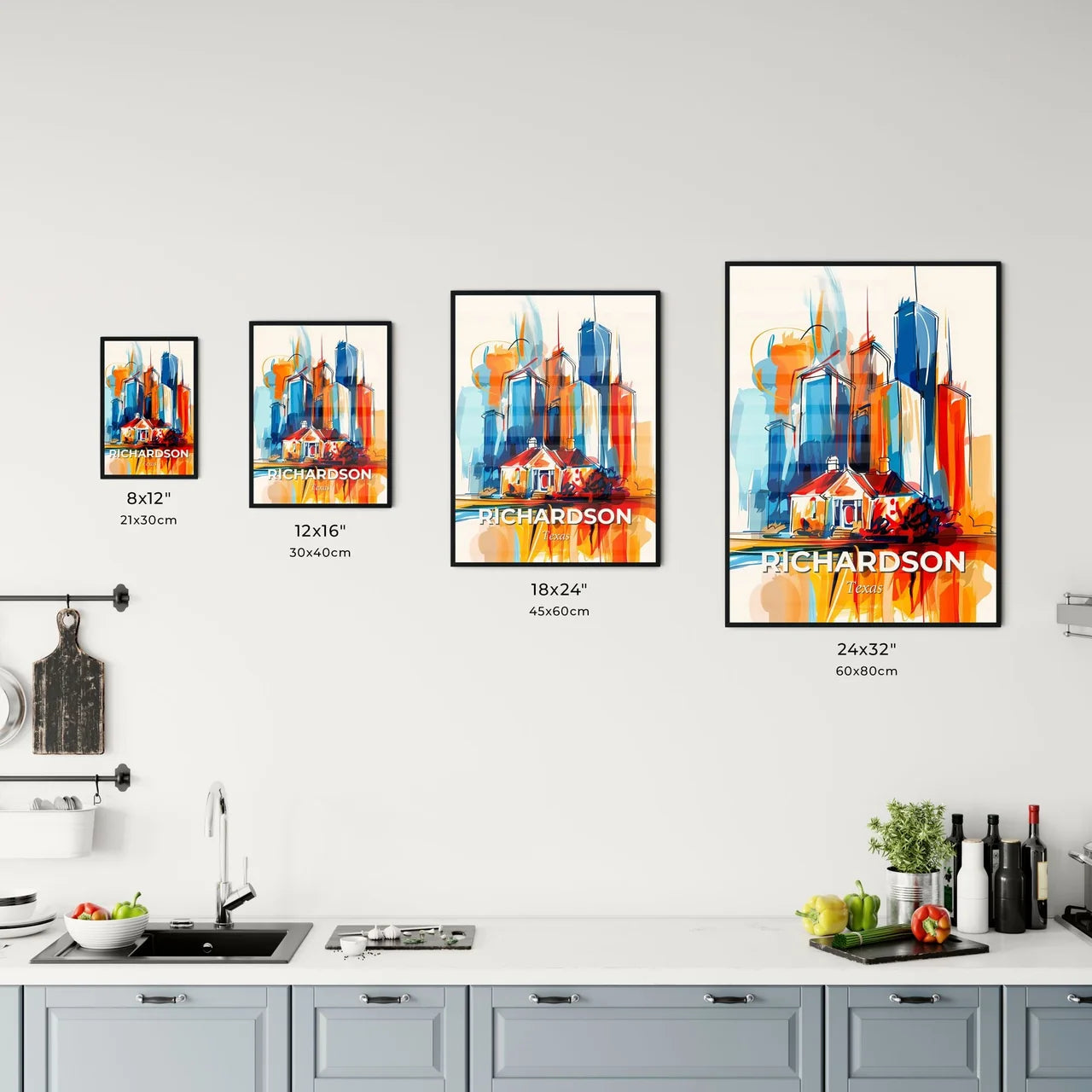 Vibrant Richardson, Texas Kitchen Art