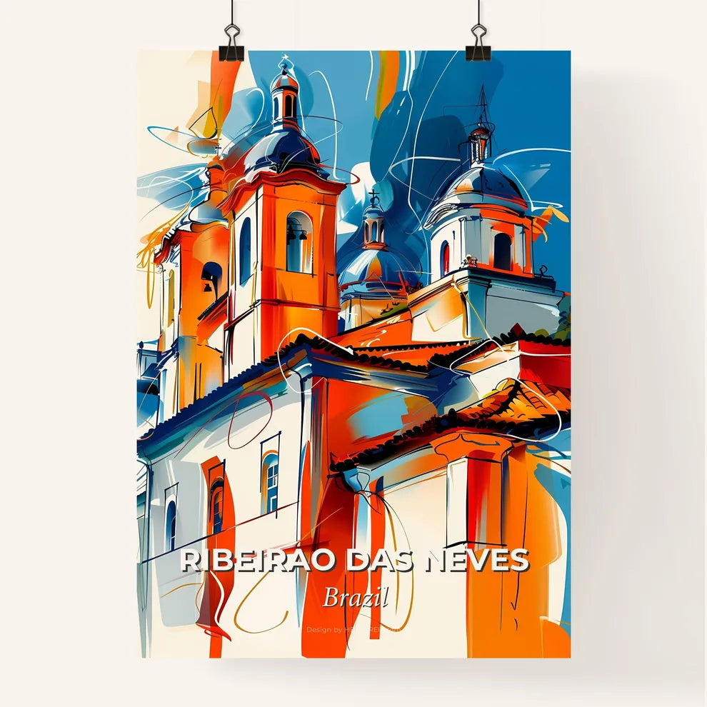 Vibrant Ribeirao Das Neves, Brazil Poster