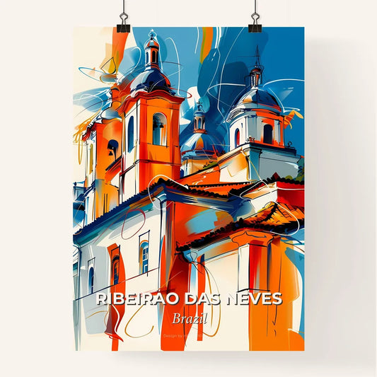 Vibrant Ribeirao Das Neves, Brazil Poster