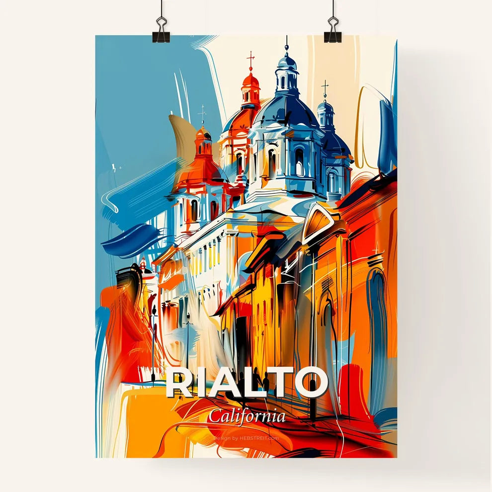 Vibrant Rialto, California Poster
