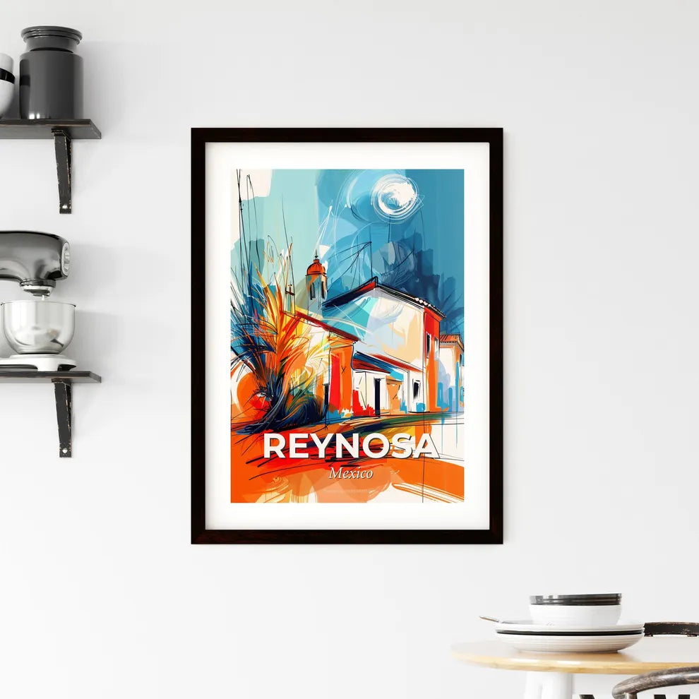 Vibrant Reynosa, Mexico Framed Print
