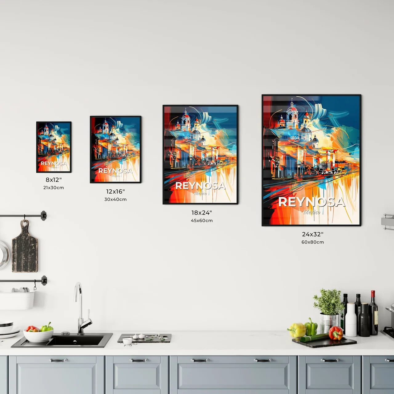 Vibrant Reynosa, Mexico Kitchen Art