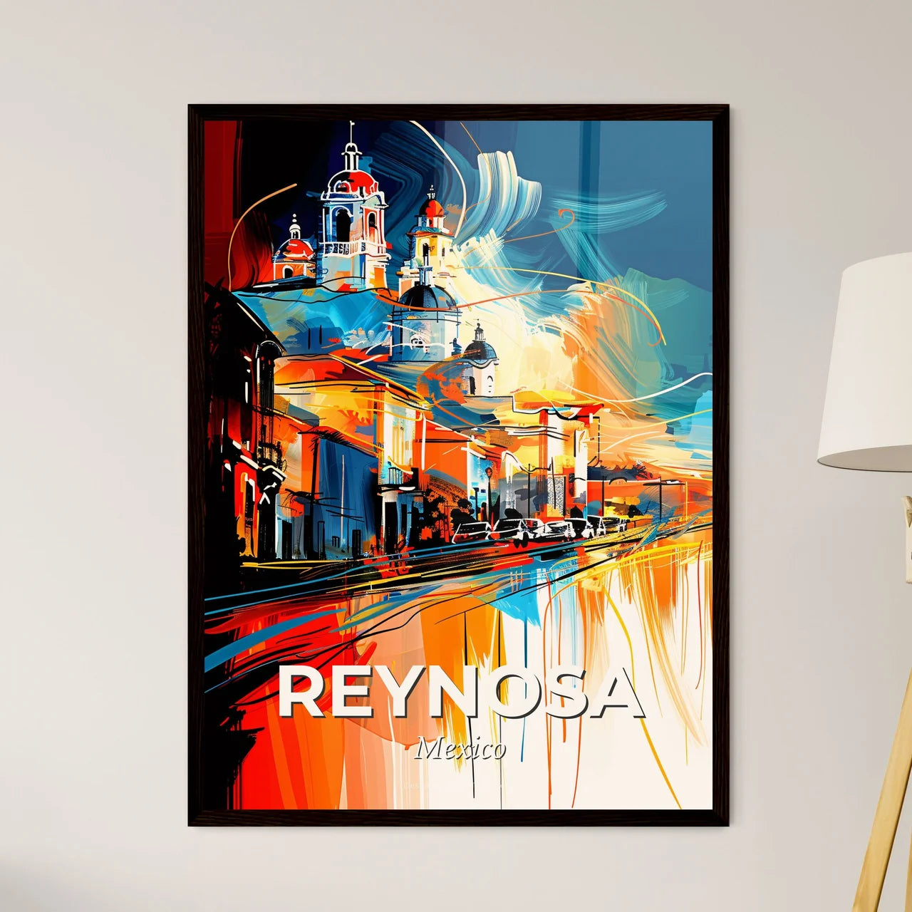 Vibrant Reynosa, Mexico Art Print