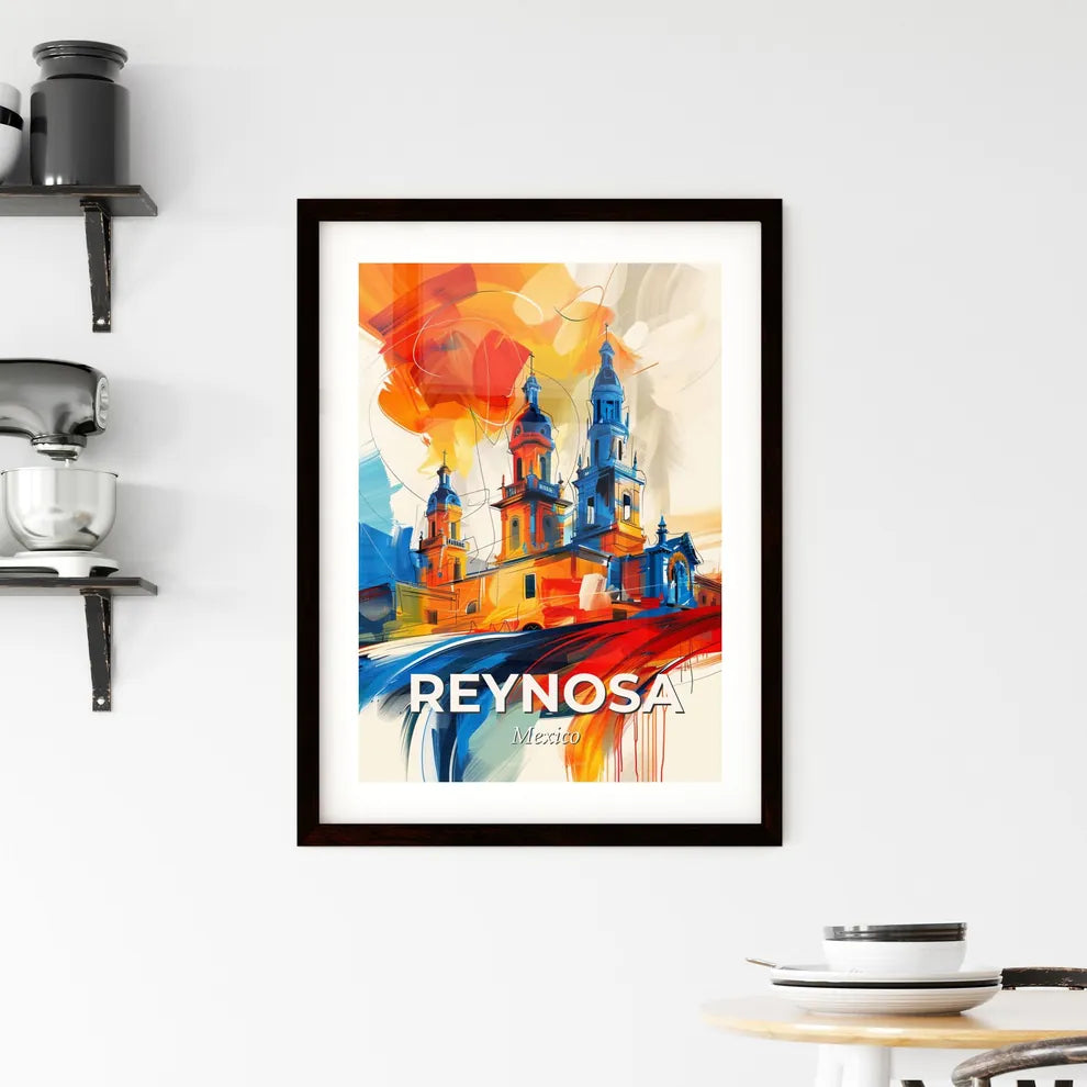 Vibrant Reynosa, Mexico Framed Print