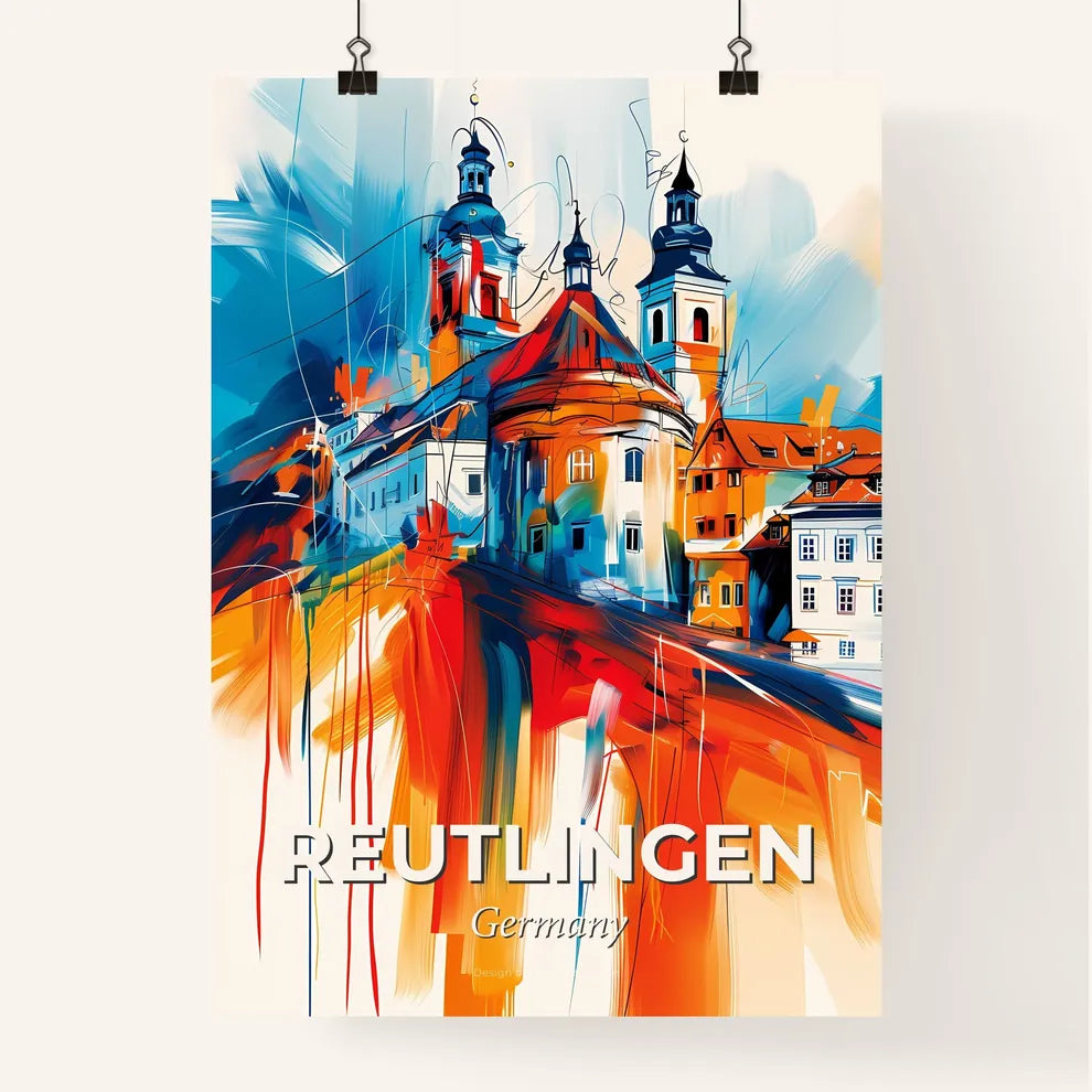 Vibrant Reutlingen, Germany Poster